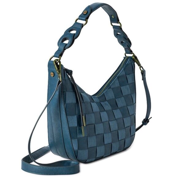 Time and Tru Women's Alice Crossbody Bag Gray blue - Picture 3 of 5